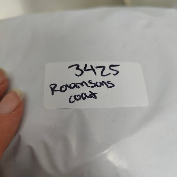 Vintage Robinsons Pea Coat Womens Small Cream Textured Knit 50s 60s Retro Mod - Picture 11 of 11